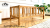 skandynawskie Łóżko dziecięce tipi domek z nóżkami podłogowe z barierką zabezpieczającą z zabezpieczeniem przed wypadnięciem pojedyńcze Montessori teepee house z drewna solidnego litego dla dzieci solid wood toddler floor bed montessori with legs