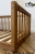 Montessori wooden rustic modern floor bed for kids | Toddler bed with safety rail | Solid pine single bed frame | Natural eco handmade furniture