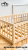 Montessori wooden rustic modern floor bed for kids | Toddler bed with safety rail | Solid pine single bed frame | Natural eco handmade furniture