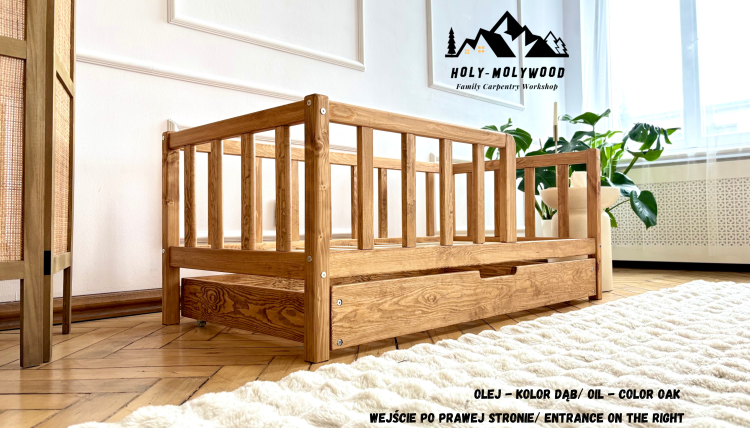 kids bed, wooden kids bed, solid pine kids bed, kids bed with trundle, trundle bed for kids, pull out trundle bed, toddler bed wooden, children’s single bed, kids bedroom bed, Montessori kids bed, wooden toddler bed, pine wood bed