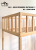kids loft bed, solid pine loft bed, wooden kids bed, loft bed with ladder, kids high bed, pine wood kids bed, childrens wooden bed, kids bed with guardrail, loft bed for children, handmade wooden bed, kids bedroom furniture