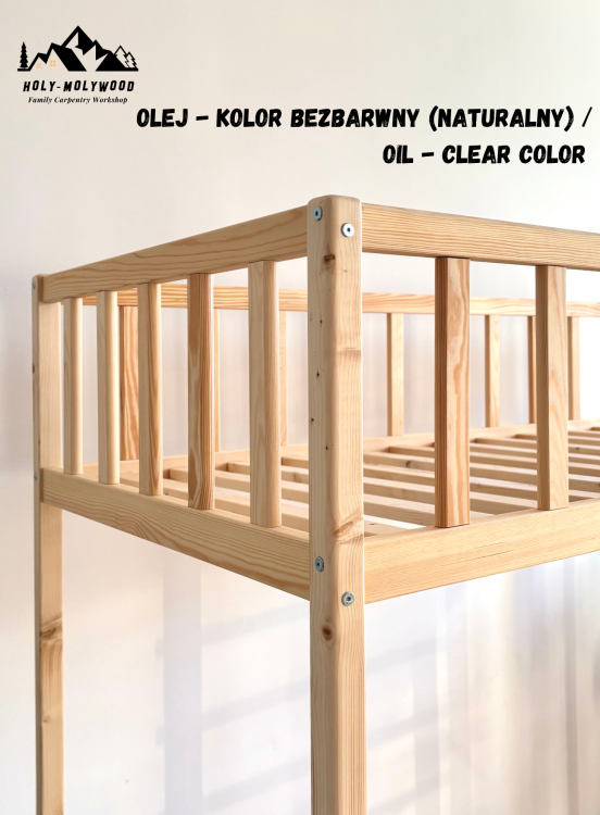 kids loft bed, solid pine loft bed, wooden kids bed, loft bed with ladder, kids high bed, pine wood kids bed, childrens wooden bed, kids bed with guardrail, loft bed for children, handmade wooden bed, kids bedroom furniture