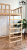 kids loft bed, solid pine loft bed, wooden kids bed, loft bed with ladder, kids high bed, pine wood kids bed, childrens wooden bed, kids bed with guardrail, loft bed for children, handmade wooden bed, kids bedroom furniture