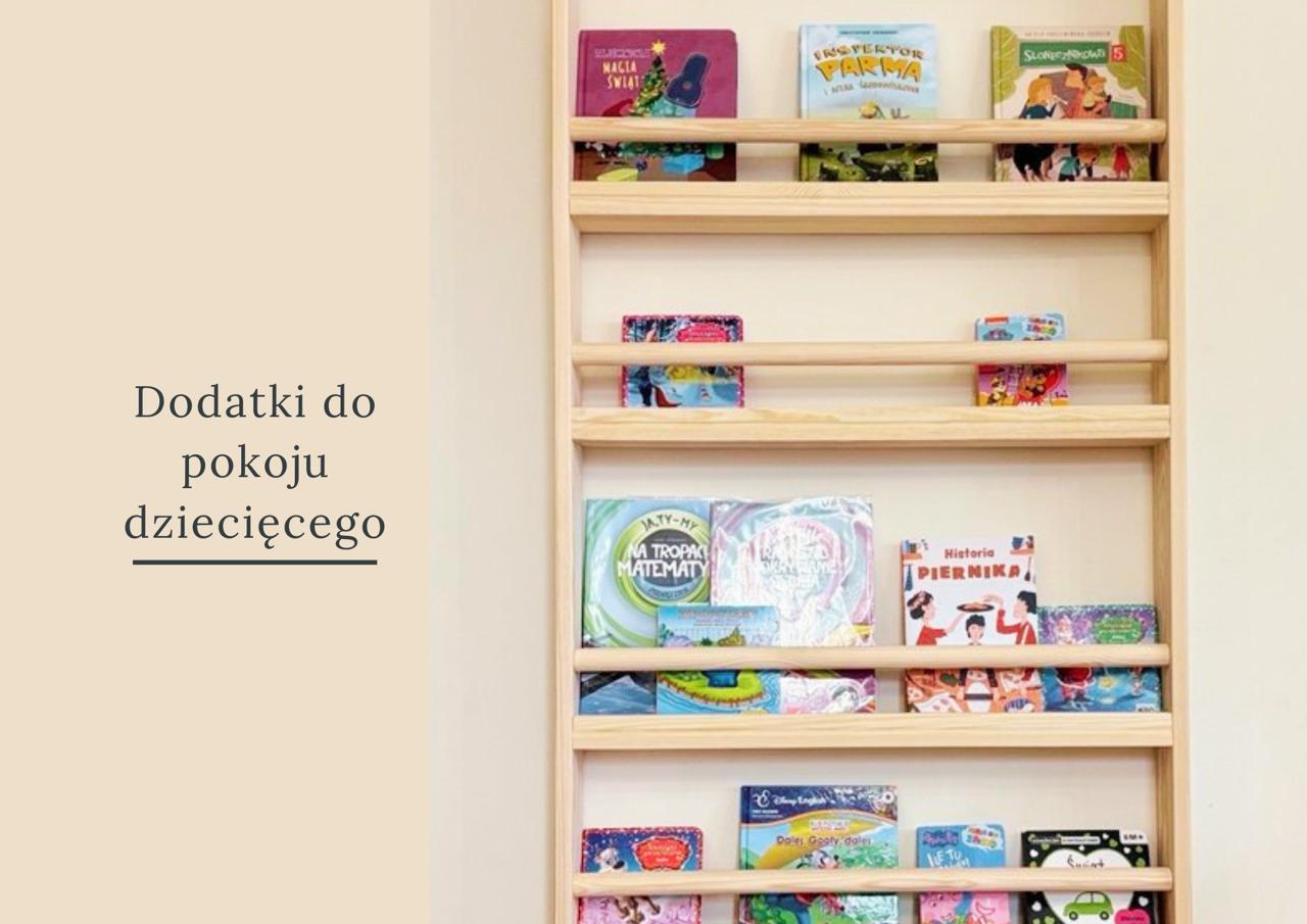 Drewniane półki na książki Montessori dla dzieci, regały na książki oraz rosnące krzesło dziecięce z dębu
